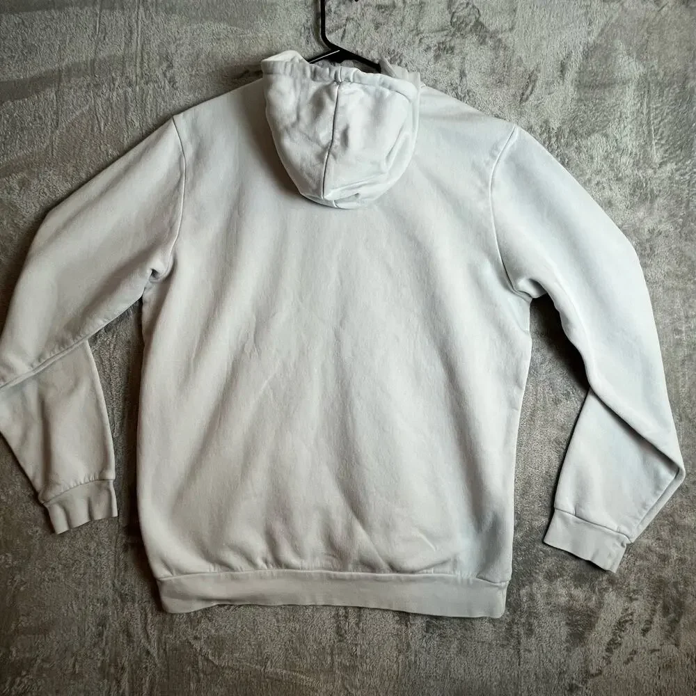Adidas Men’s Athletic Long‎ Sleeve Hoodie Sz Large White